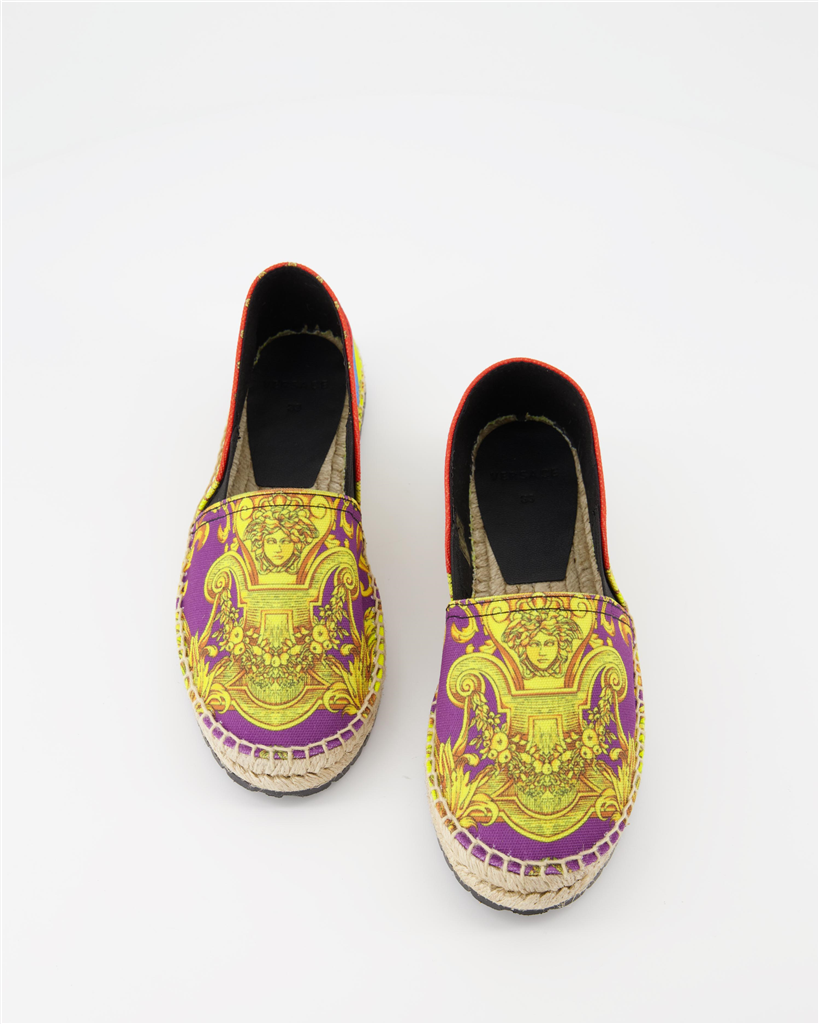 Chaussures Espadrilles Goddess Barocco Versace Multicolore Enfants