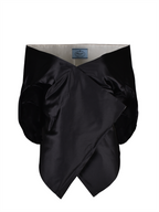 Tops Étole en soie Prada Noir Femme