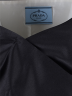 Tops Étole en soie Prada Noir Femme