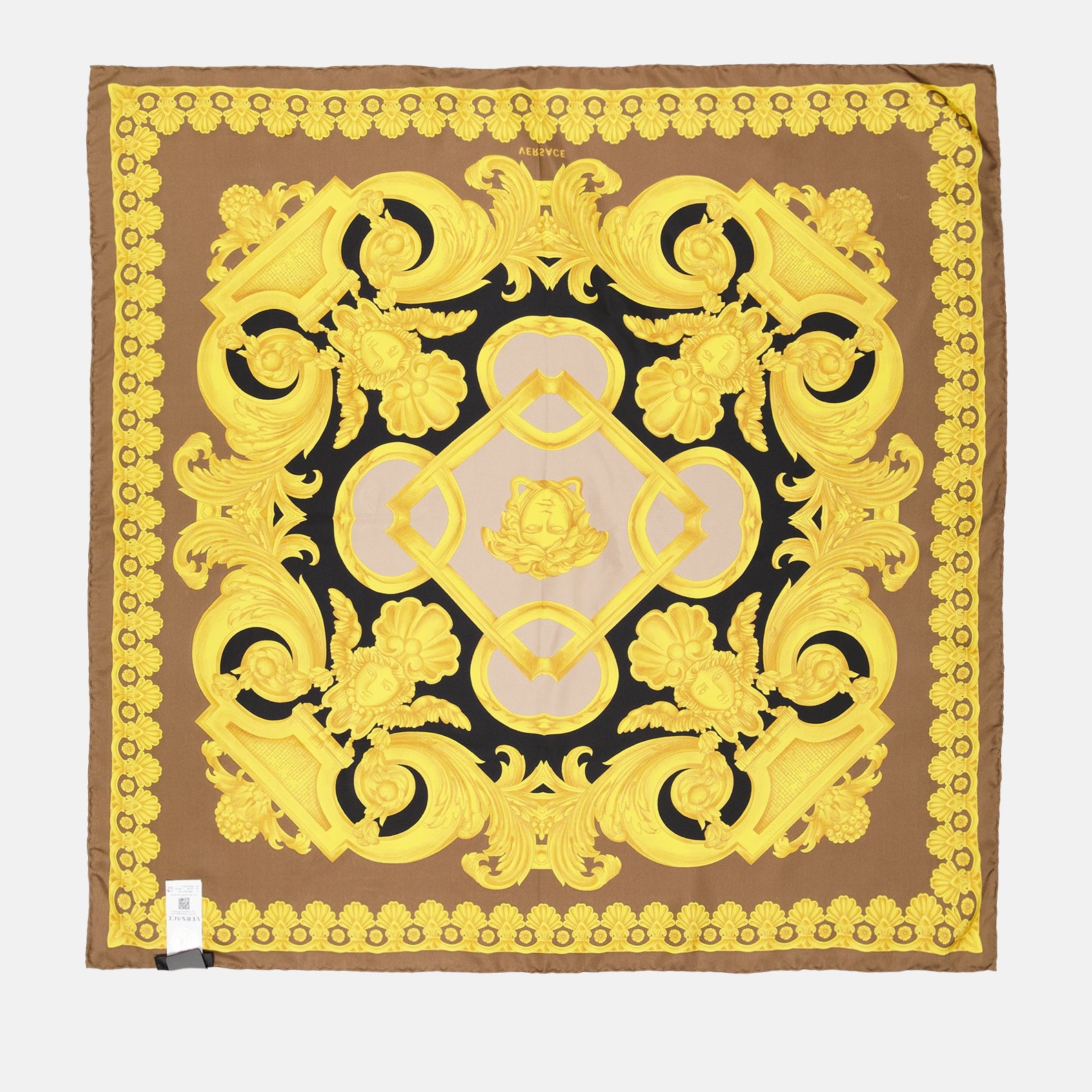 Écharpes, foulards et gants Foulard Barocco 660 Versace Doré Homme