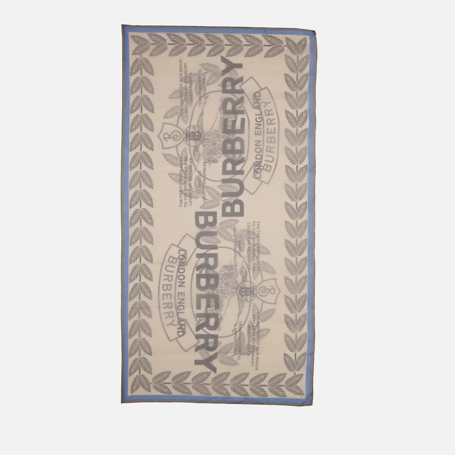 Écharpes, foulards et gants Foulard écusson Burberry Beige Femme