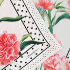 Écharpes, foulards et gants Foulard en sergé Dolce & Gabbana Blanc Femme