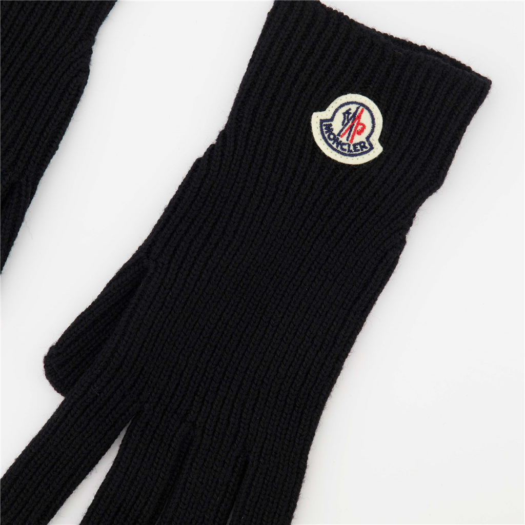 Écharpes, foulards et gants Gants en laine Moncler Noir Homme