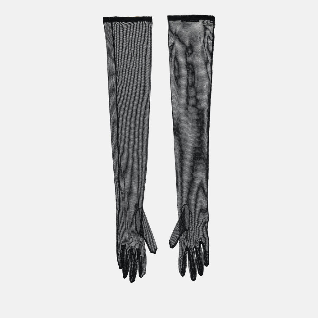 Gants longs transparents