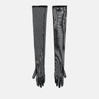 Gants longs transparents