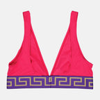 Beachwear Haut de bikini Greca Versace Rose Femme