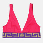Beachwear Haut de bikini Greca Versace Rose Femme