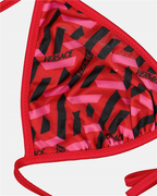 Beachwear Haut de bikini Greca Versace Rouge Femme