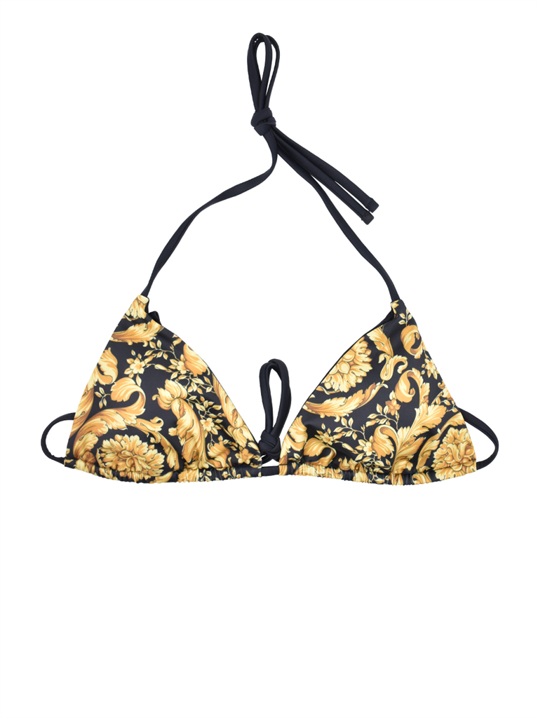 Beachwear Haut de bikini Versace Jaune Femme