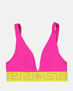 Beachwear Haut de bikini Medusa Greca Versace Rose Femme