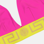 Beachwear Haut de bikini Medusa Greca Versace Rose Femme