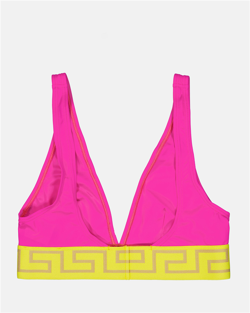 Beachwear Haut de bikini Medusa Greca Versace Rose Femme