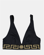 Beachwear Haut de bikini Versace Noir Femme