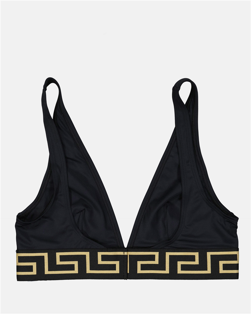Beachwear Haut de bikini Versace Noir Femme