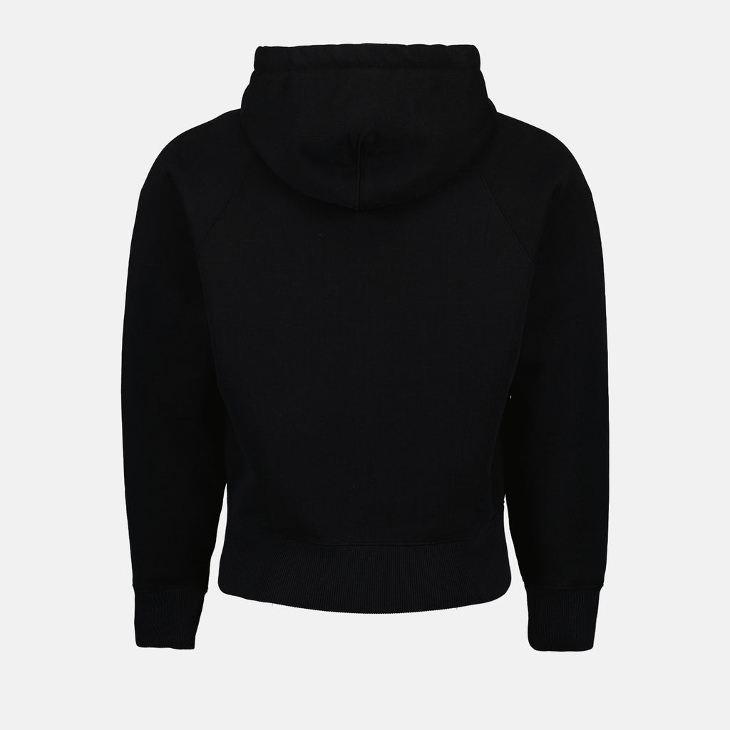 Sweatshirts Hoodie zippé Ami PARIS Noir Unisexe