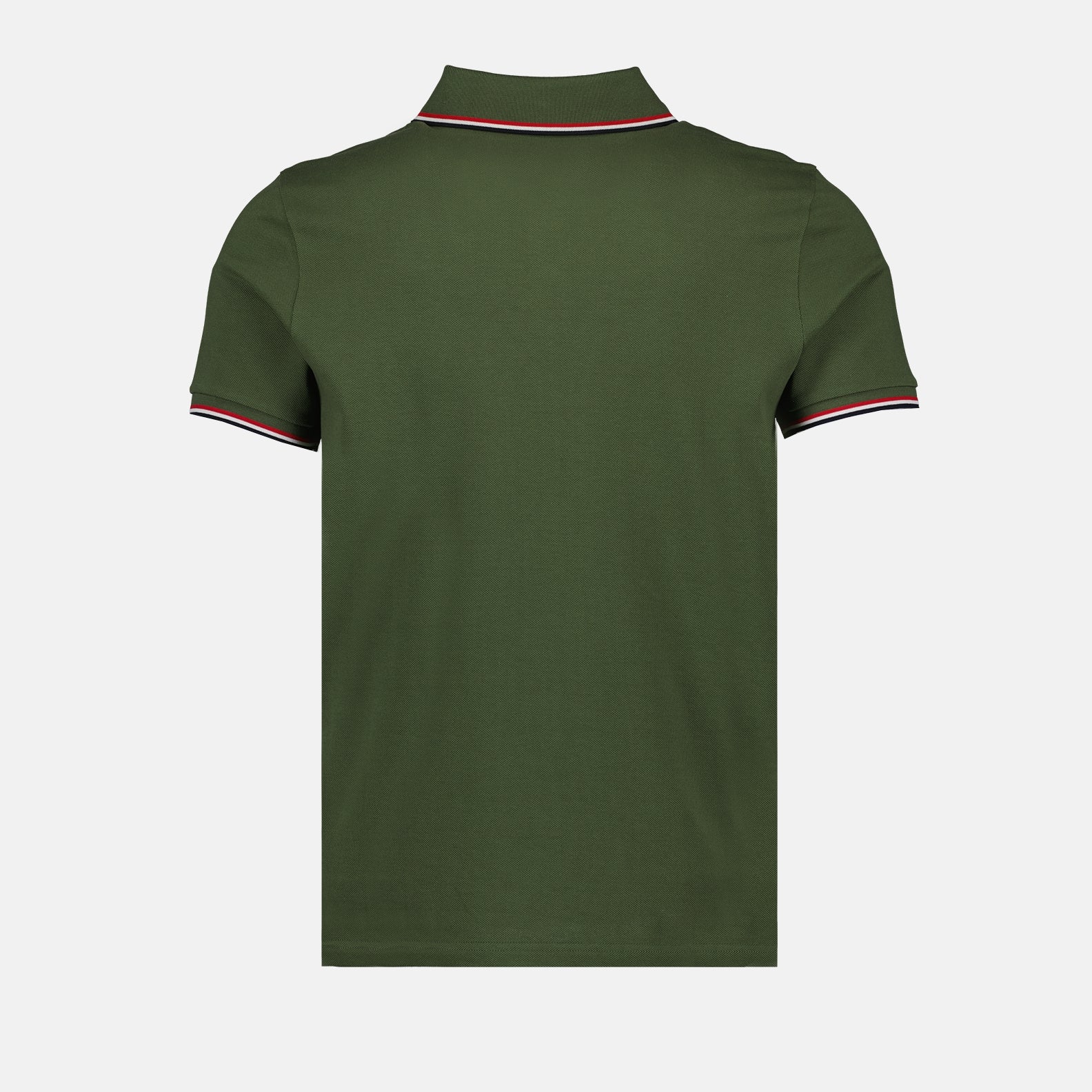 Polos Polo à logo et liseré Moncler Caqui Homme