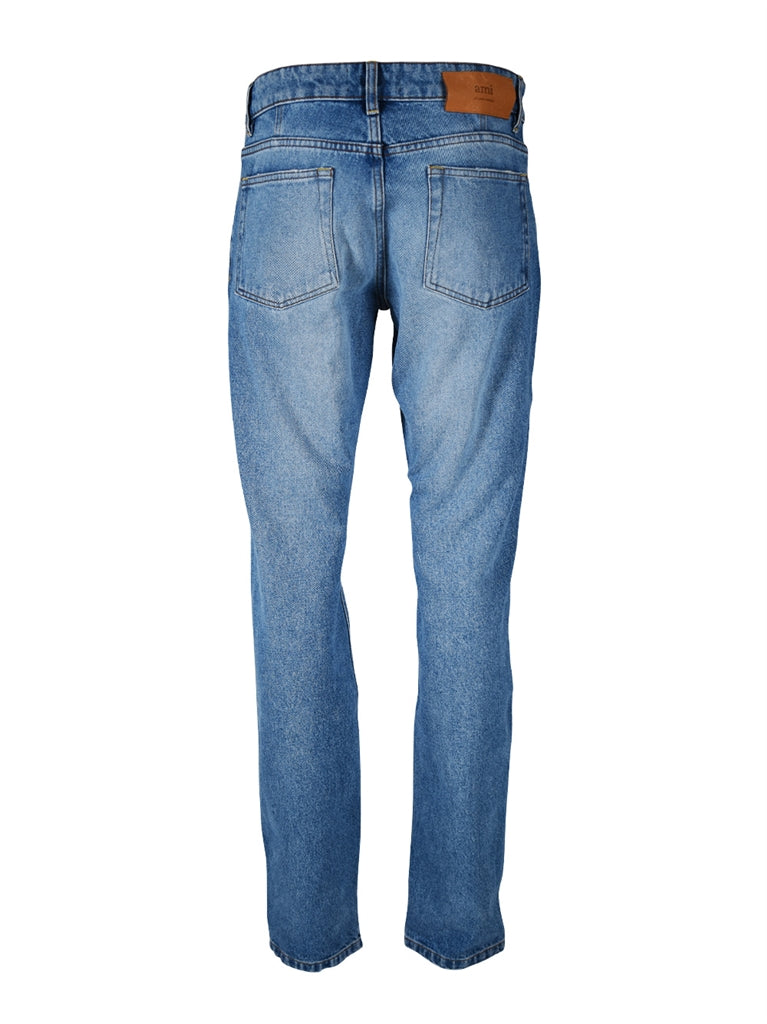 Pantalons Jean droit Ami PARIS Bleu Homme