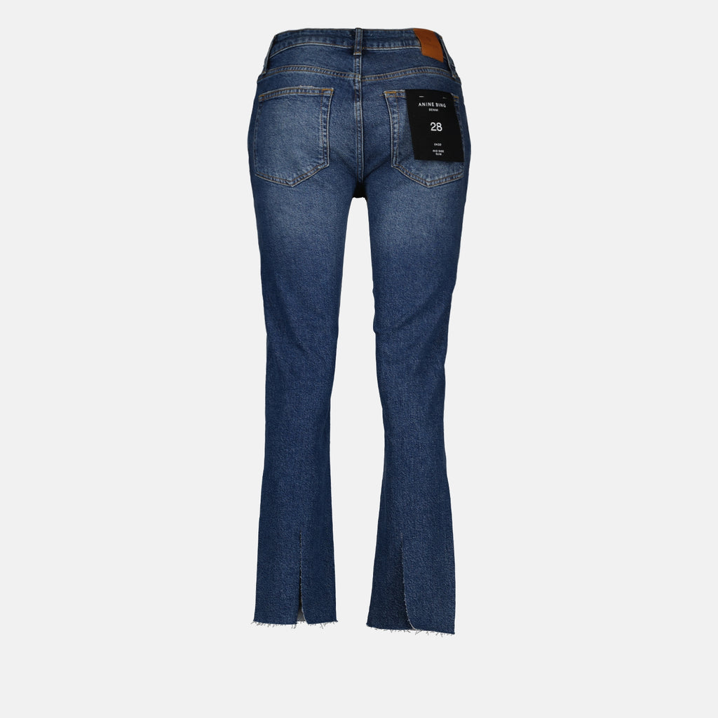 Pantalons Jean Enzo Anine Bing Bleu Femme