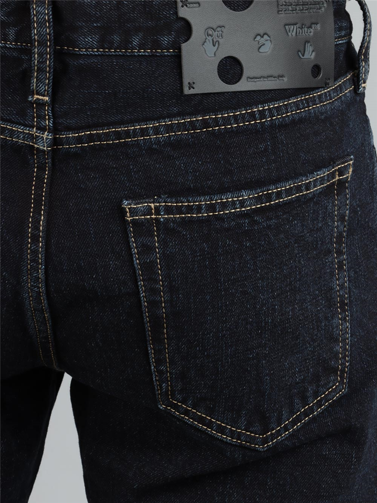 Pantalons Jean slim Off-White Bleu Homme