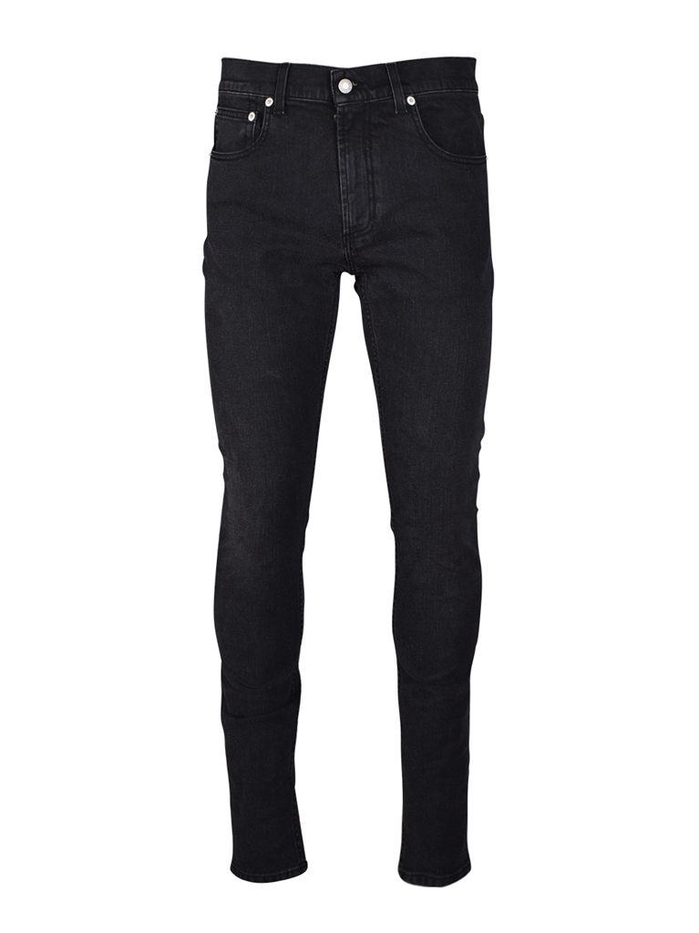 Pantalons Jeans délavé Alexander McQueen Noir Homme