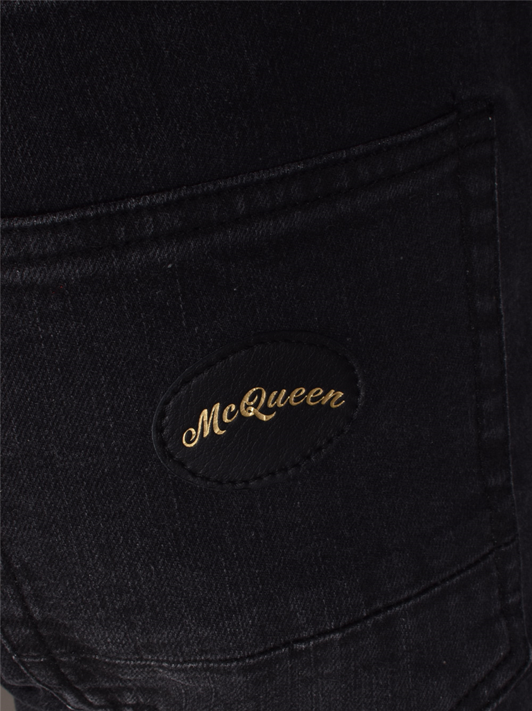 Pantalons Jeans délavé Alexander McQueen Noir Homme