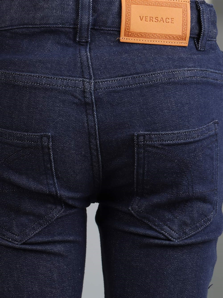 Vêtements Jeans Greca Versace Bleu Enfants