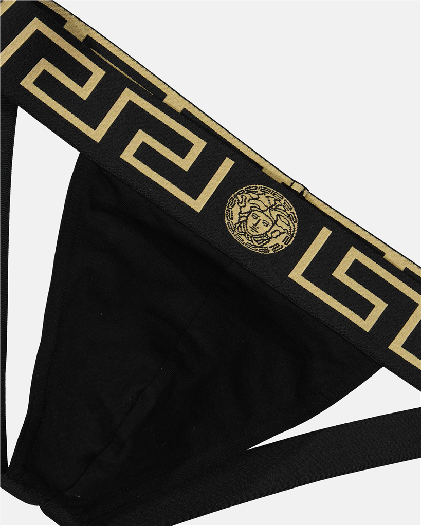Sous-vêtements et homewear Jock Strap Greca Versace Noir Homme