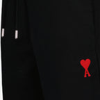 Pantalons Jogging en molleton Ami PARIS Noir Unisexe