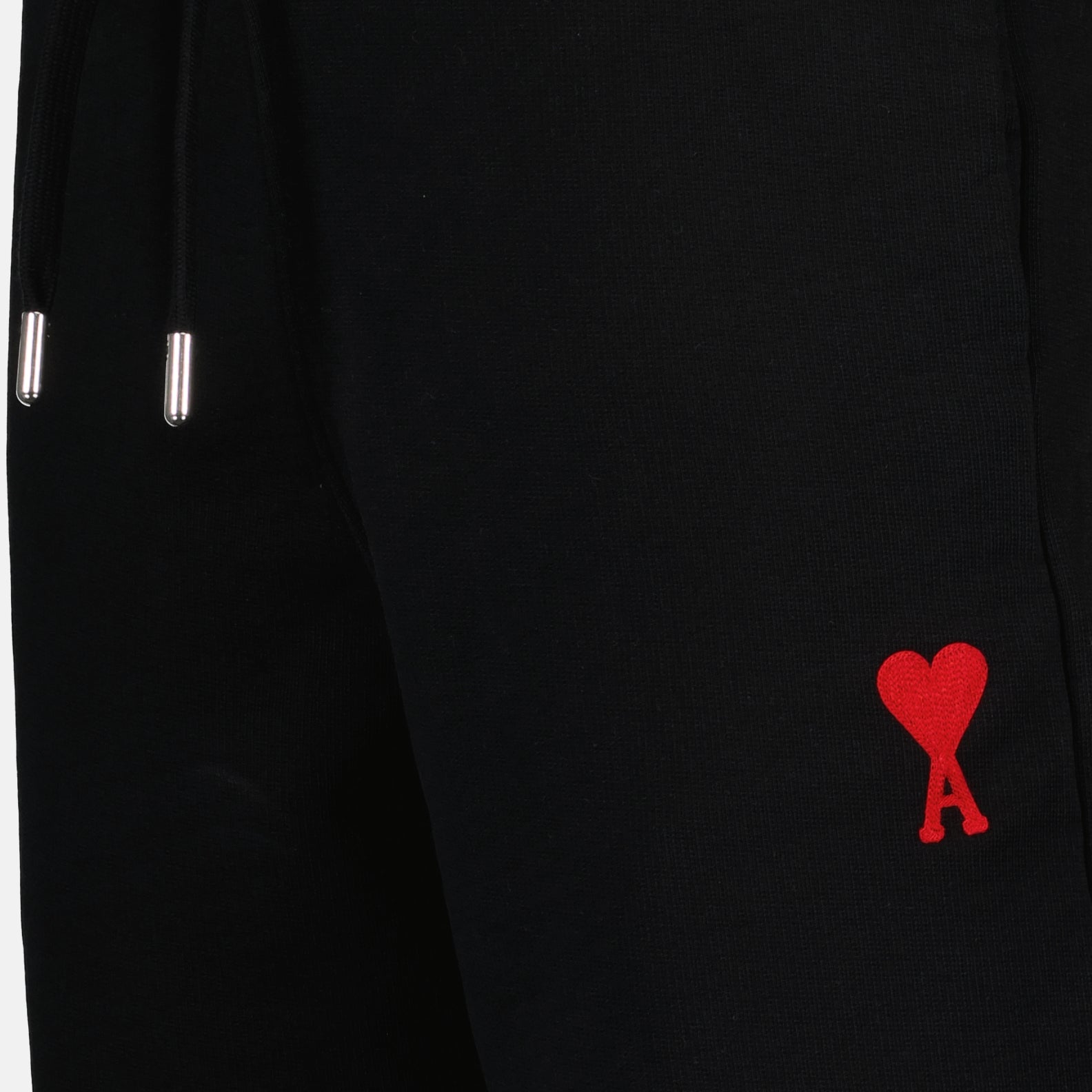 Pantalons Jogging en molleton Ami PARIS Noir Unisexe