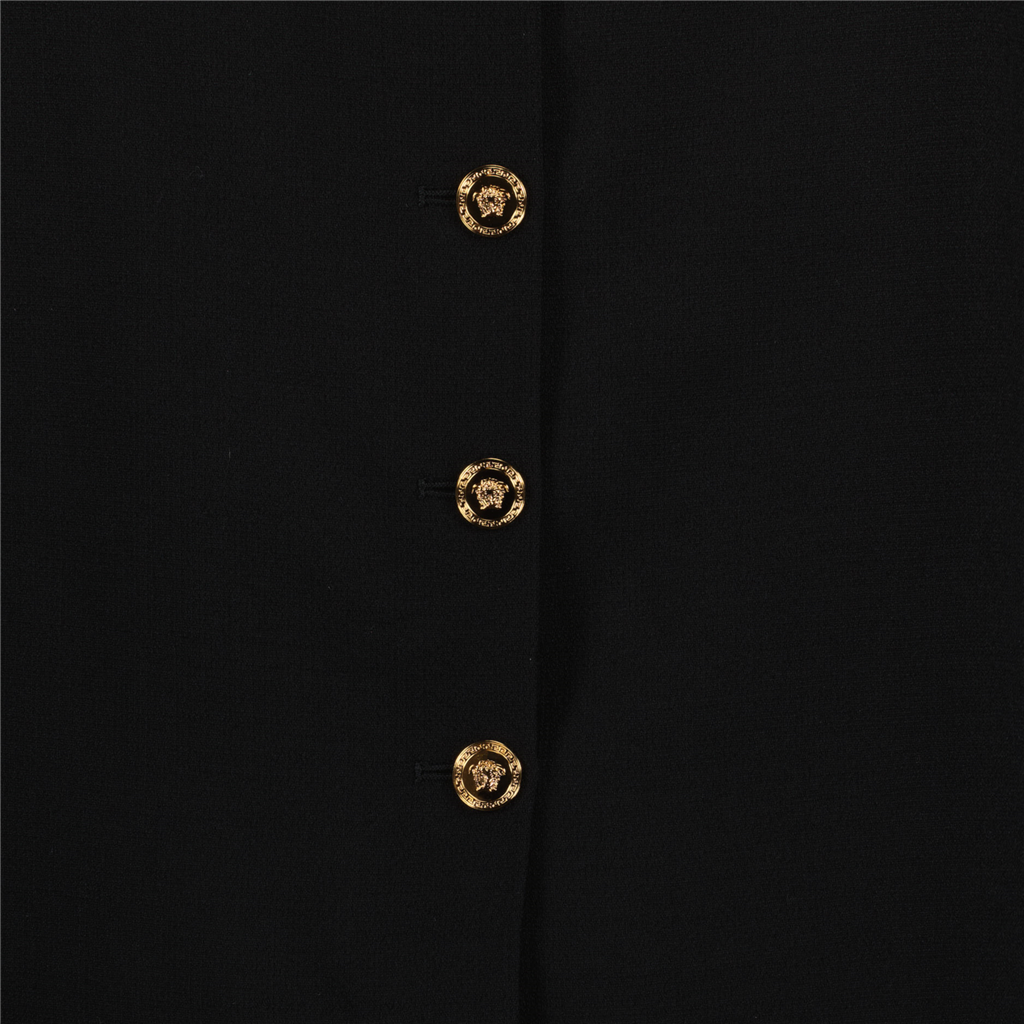 Jupes Jupe à boutons Versace Noir Femme