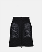 Jupes Jupe bi-matière Moncler Noir Femme