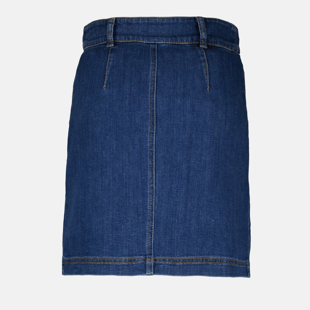 Jupes Jupe crayon en jean Moschino Bleu Femme