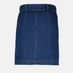 Jupes Jupe crayon en jean Moschino Bleu Femme