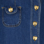 Jupes Jupe crayon en jean Moschino Bleu Femme