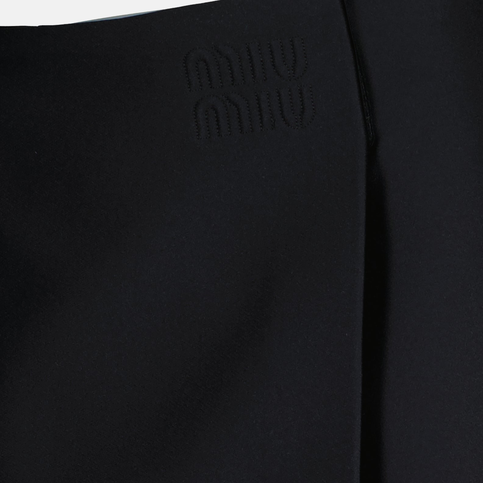 Jupes Jupe crayon en radzimir Miu Miu Noir Femme