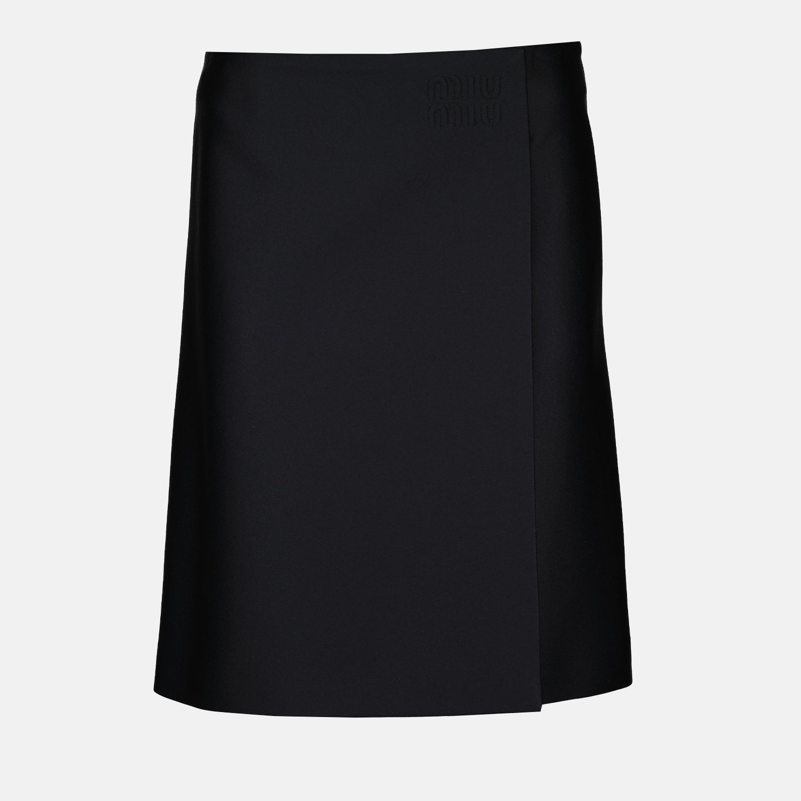 Jupes Jupe crayon en radzimir Miu Miu Noir Femme