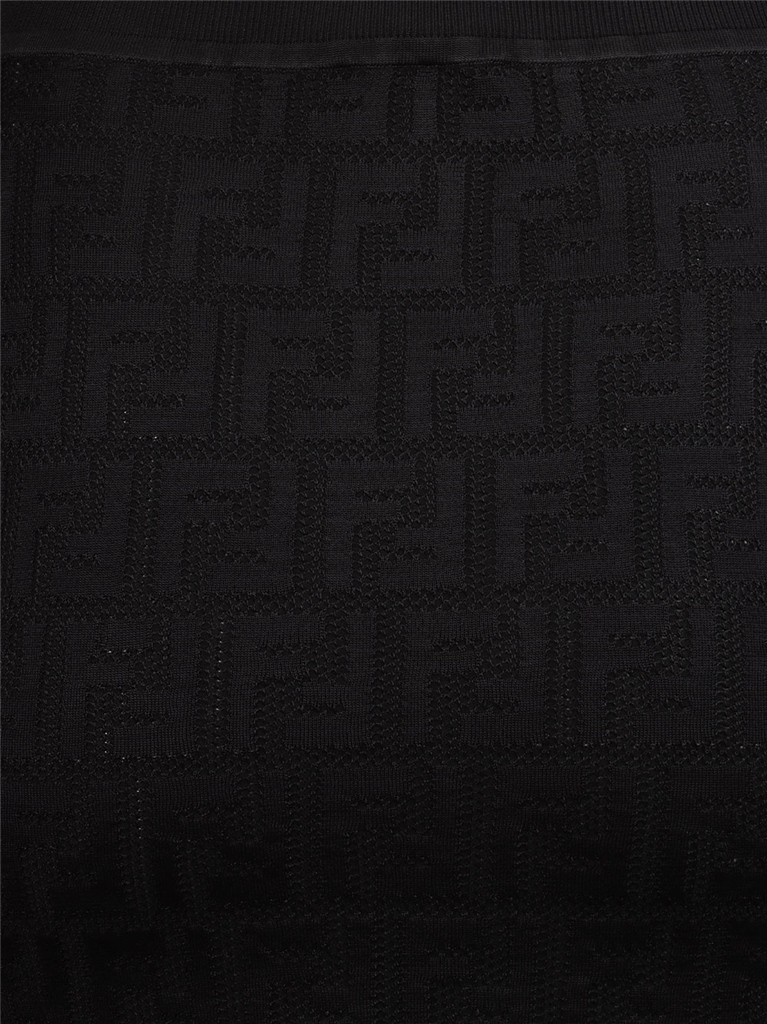 Jupes Jupe crayon FF Fendi Noir Femme