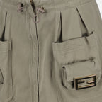 Jupes Jupe en drill Fendi Gris Femme
