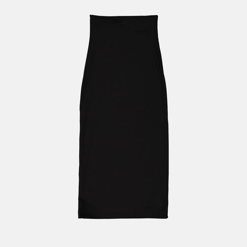 スカート ジャージースカート Prada 黒 女性