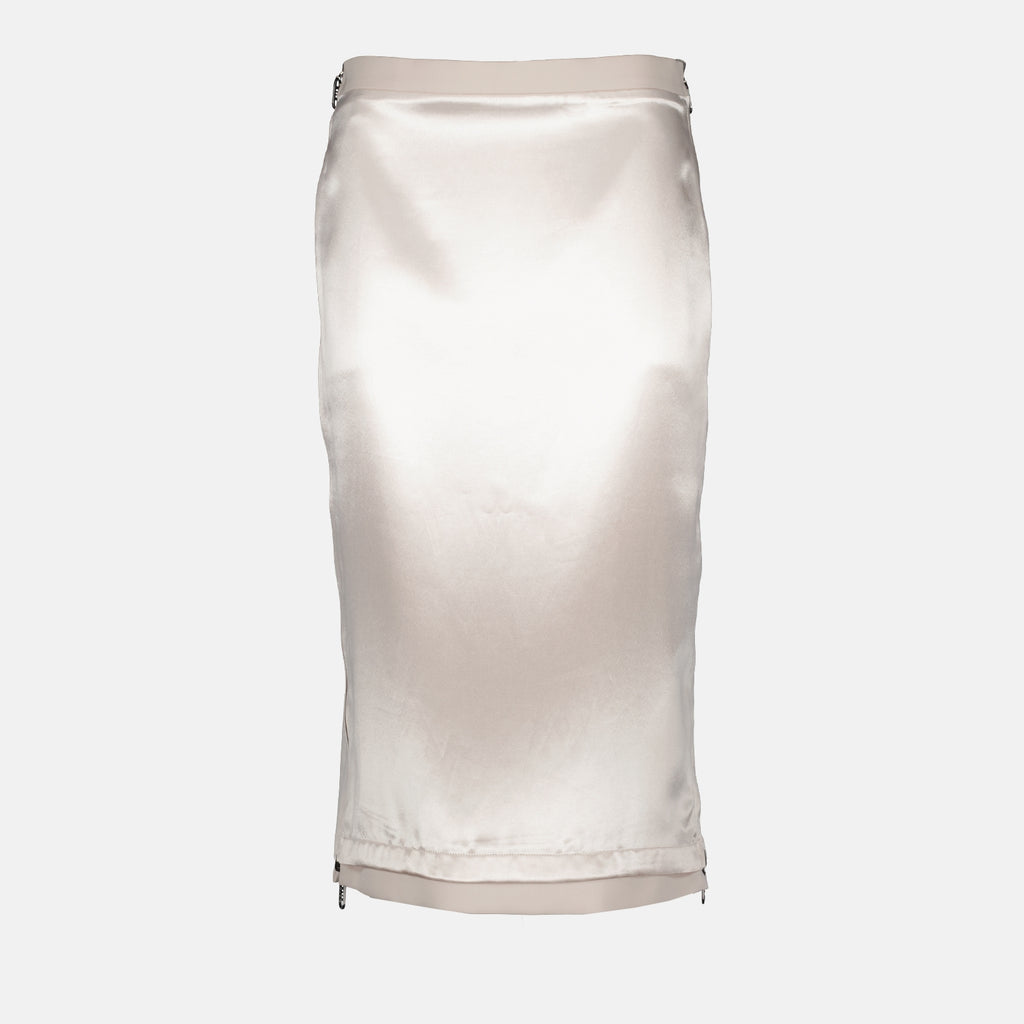 스커트 새틴 스커트 Fendi 베이지 Femme