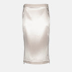 스커트 새틴 스커트 Fendi 베이지 Femme