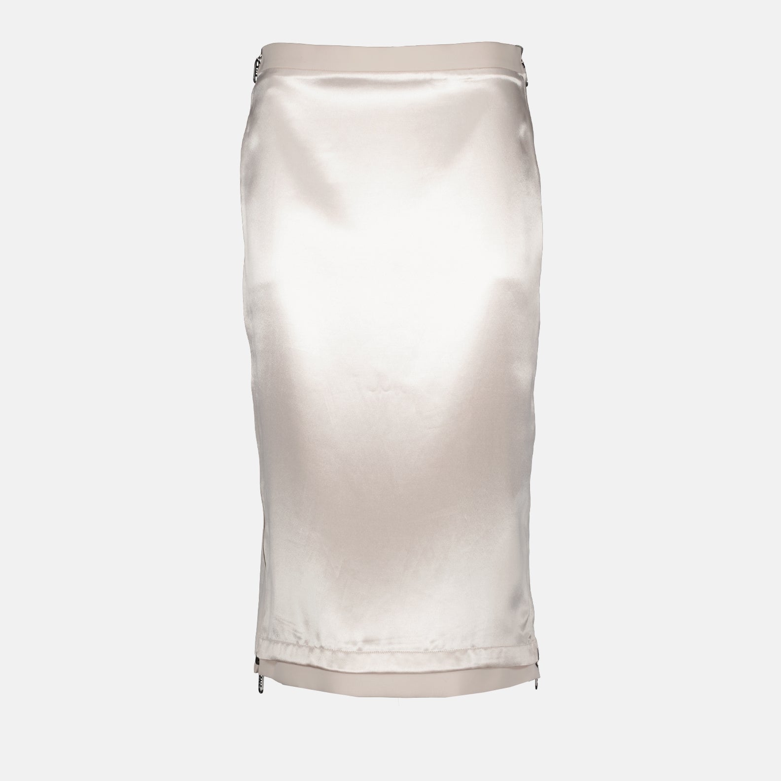 Jupes Jupe en satin Fendi Beige Femme