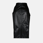 Jupes Jupe en satin chintz Maison Margiela Noir Femme