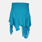 Saias Saia de Seda Versace Azul Femme