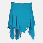 Saias Saia de Seda Versace Azul Femme