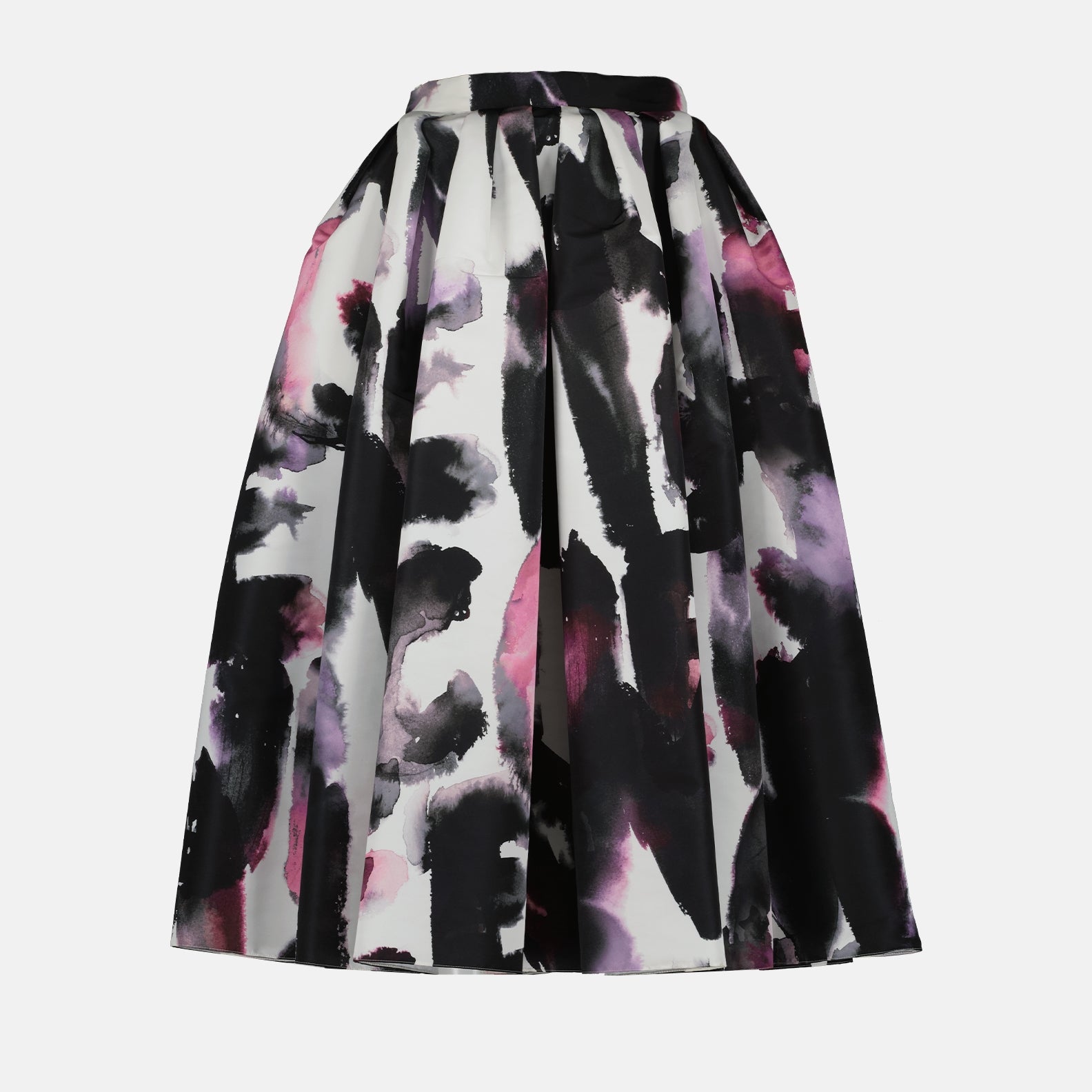Jupes Jupe Watercolour Graffiti Alexander McQueen Noir Femme