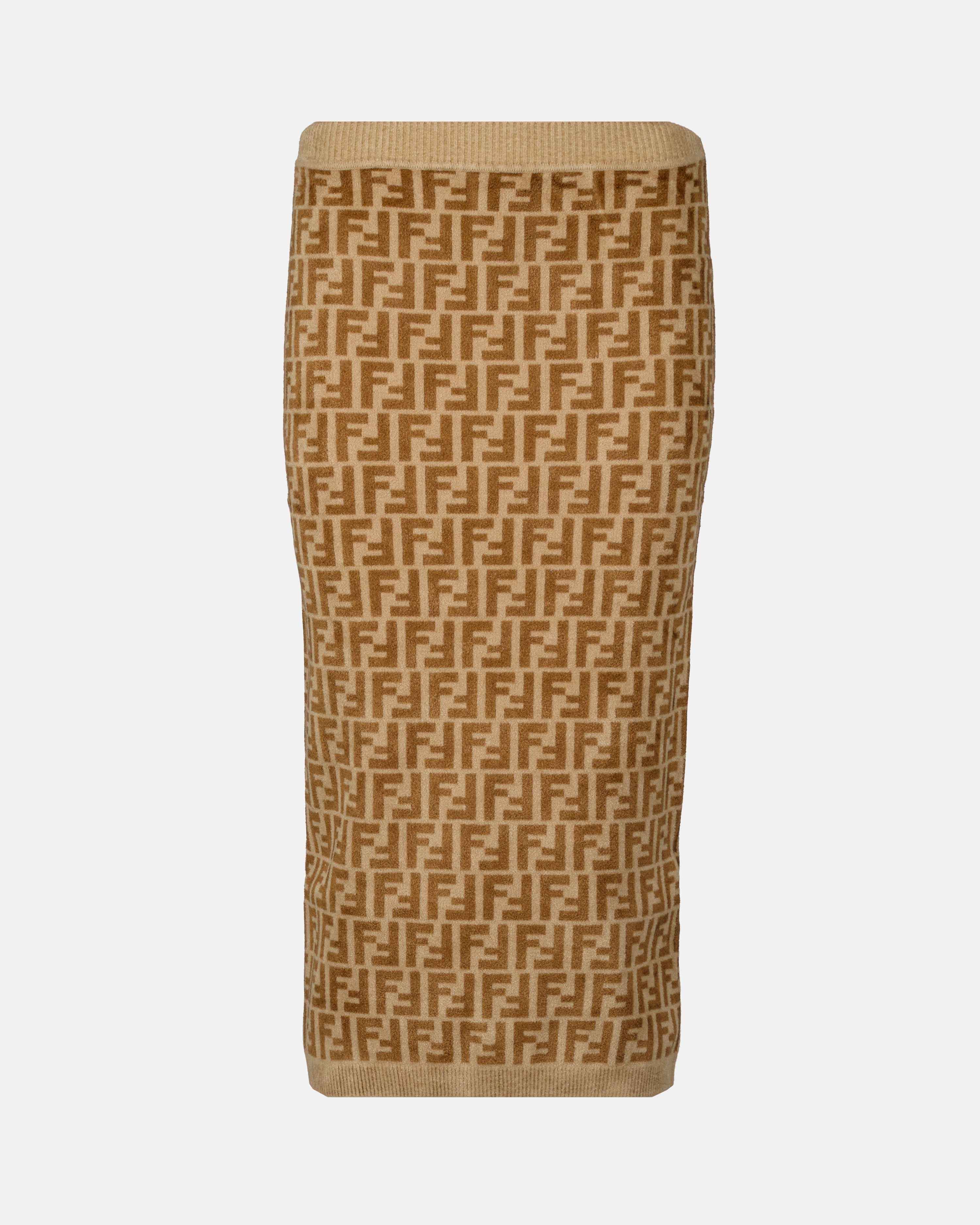 Jupes Jupe FF Fendi Beige Femme