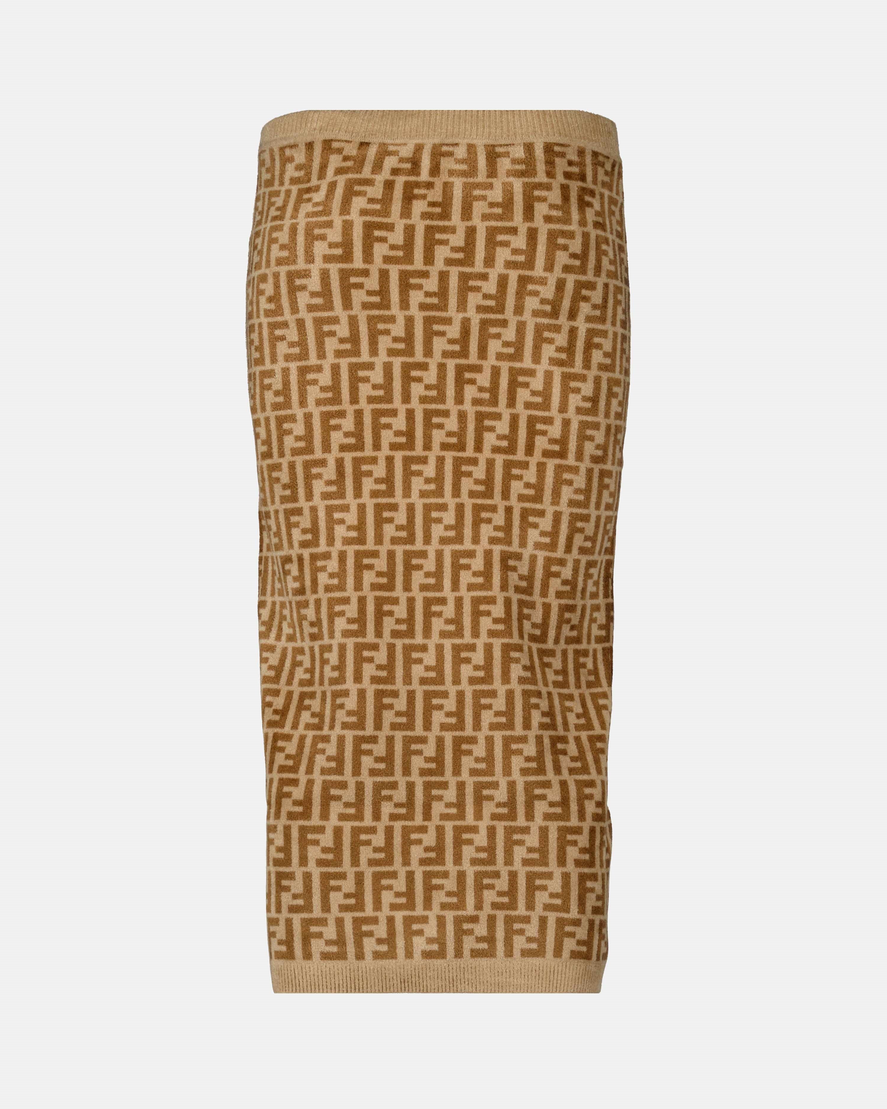 Jupes Jupe FF Fendi Beige Femme