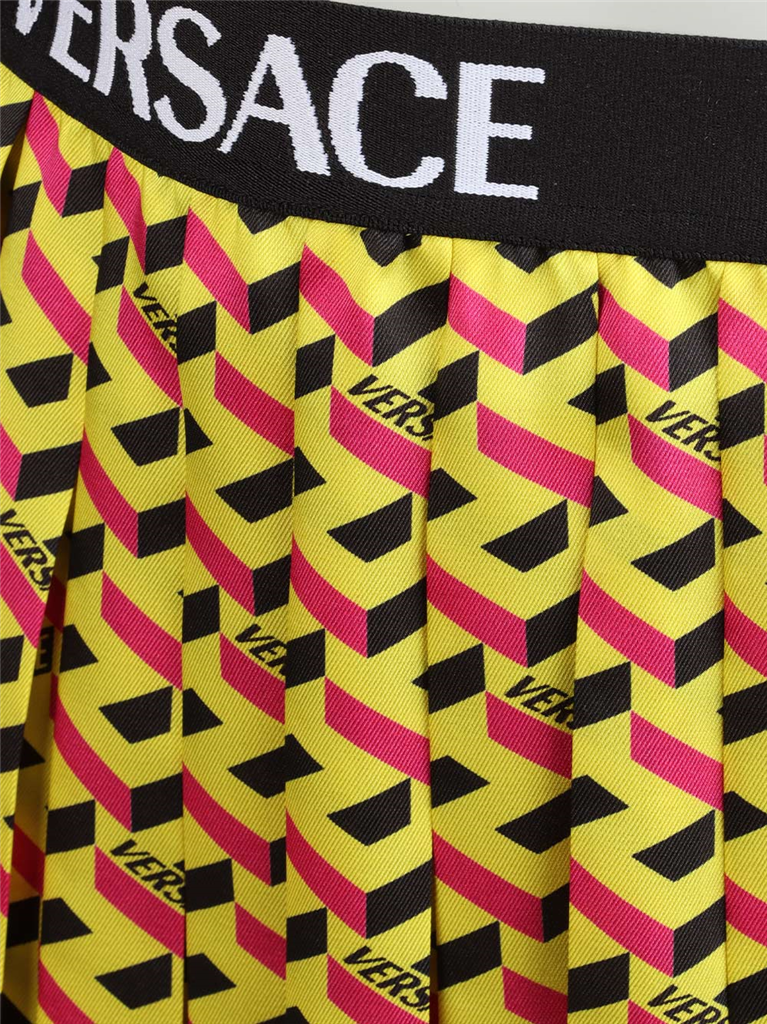 Vêtements Jupe Greca Versace Jaune Enfants