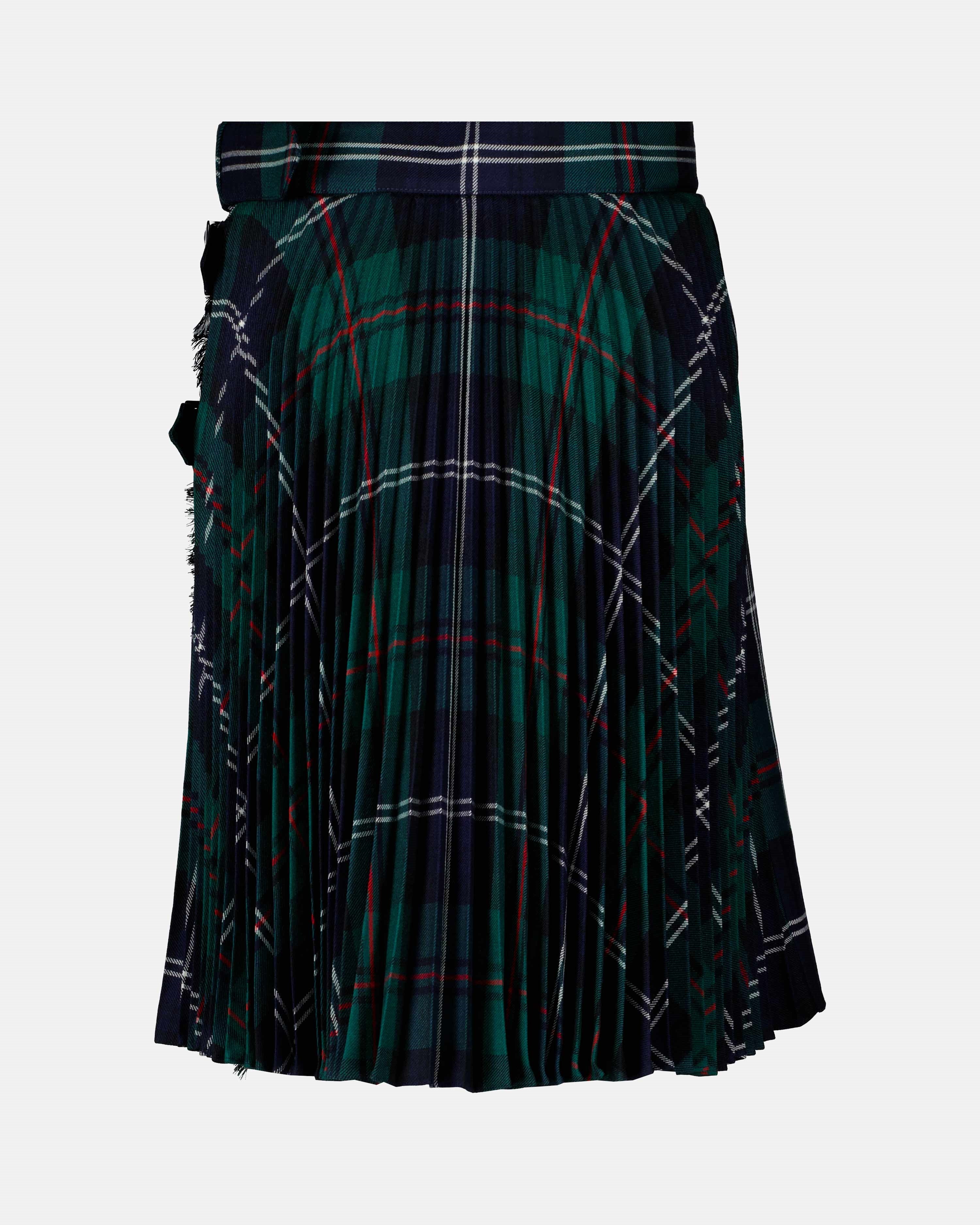 Jupes Jupe Kilt Burberry Vert Femme